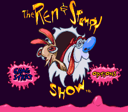 The Ren & Stimpy Show - Time Warp Title Screen